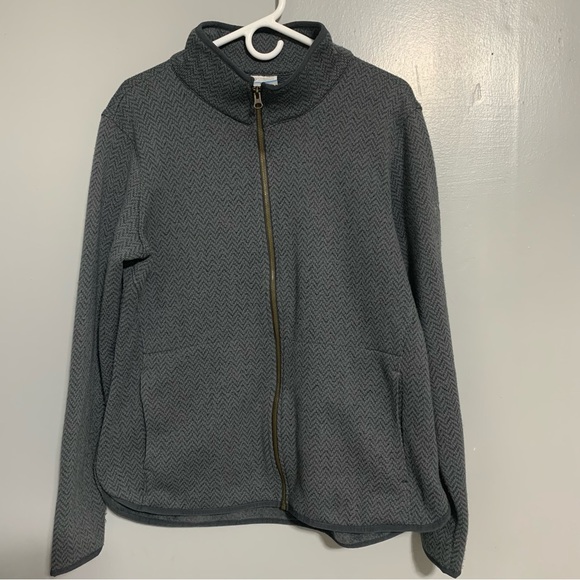 Columbia Sportswear Herringbone Full-Zip‎ Jacker Gray And Brown Size XL - Picture 1 of 6